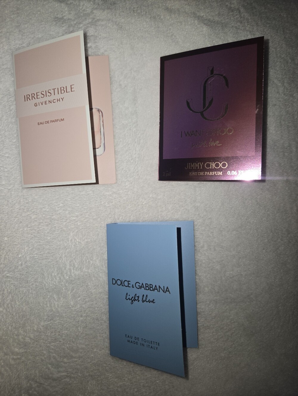 3pcs Perfume Samples.